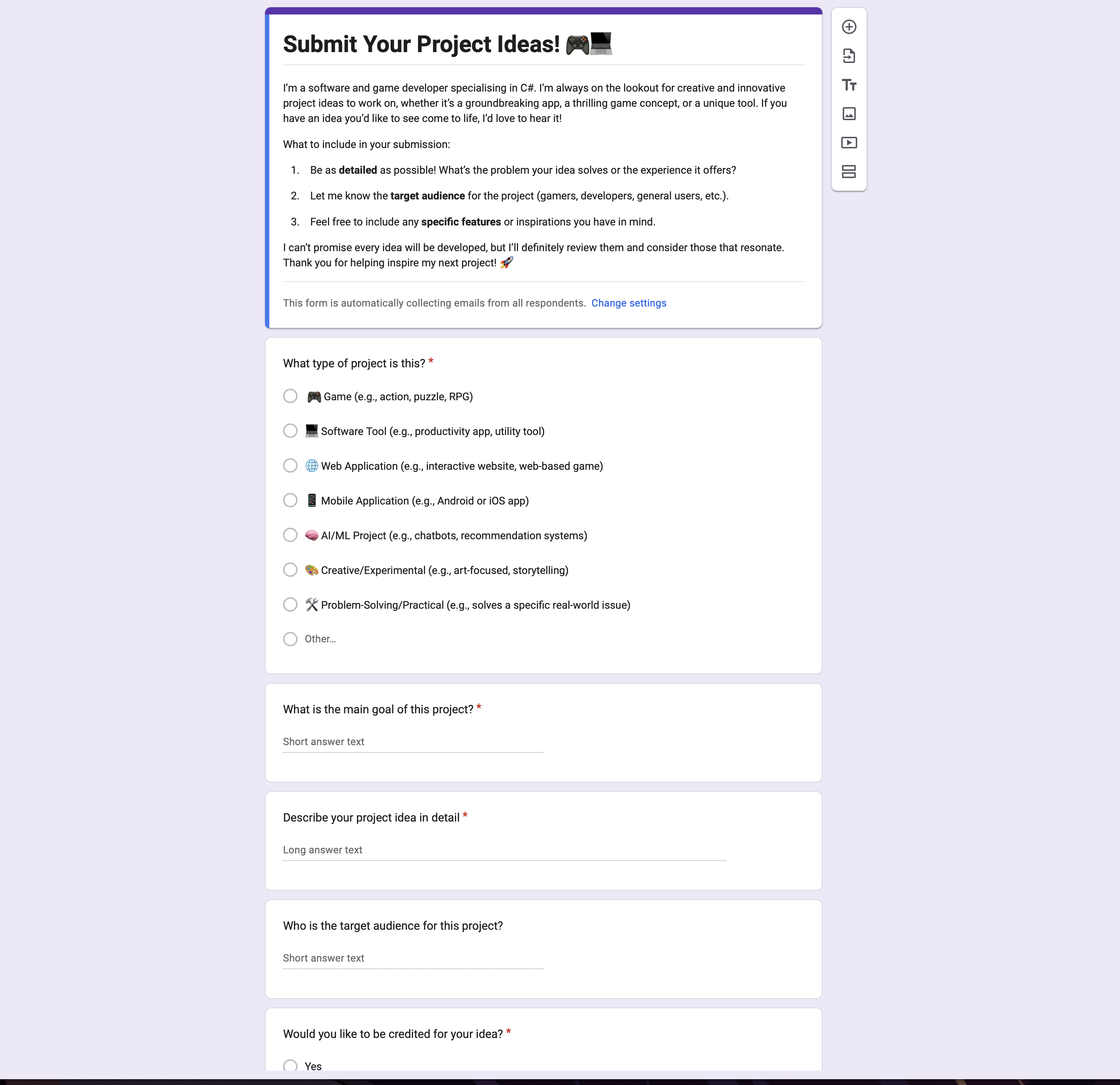 Google Forms